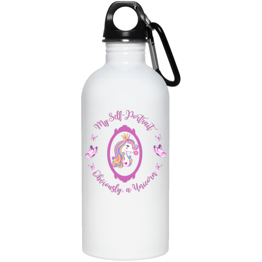 Obviously A Unicorn 20 oz. Stainless Steel Water Bottle